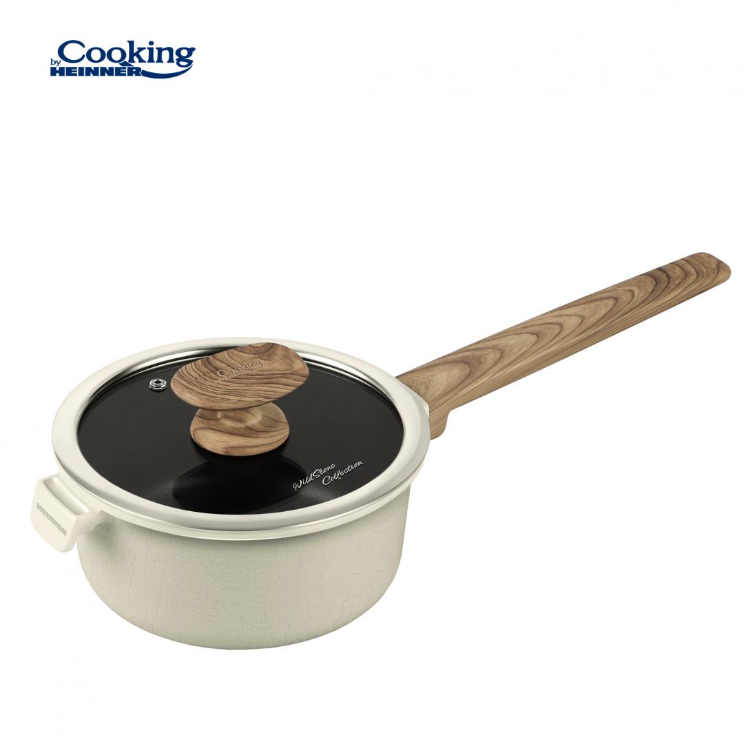 HEINNER CASEROLA ALUMINIU+CAPAC 18x9 CM, WILD STONE, COOKING BY, HR-JLG-WC18