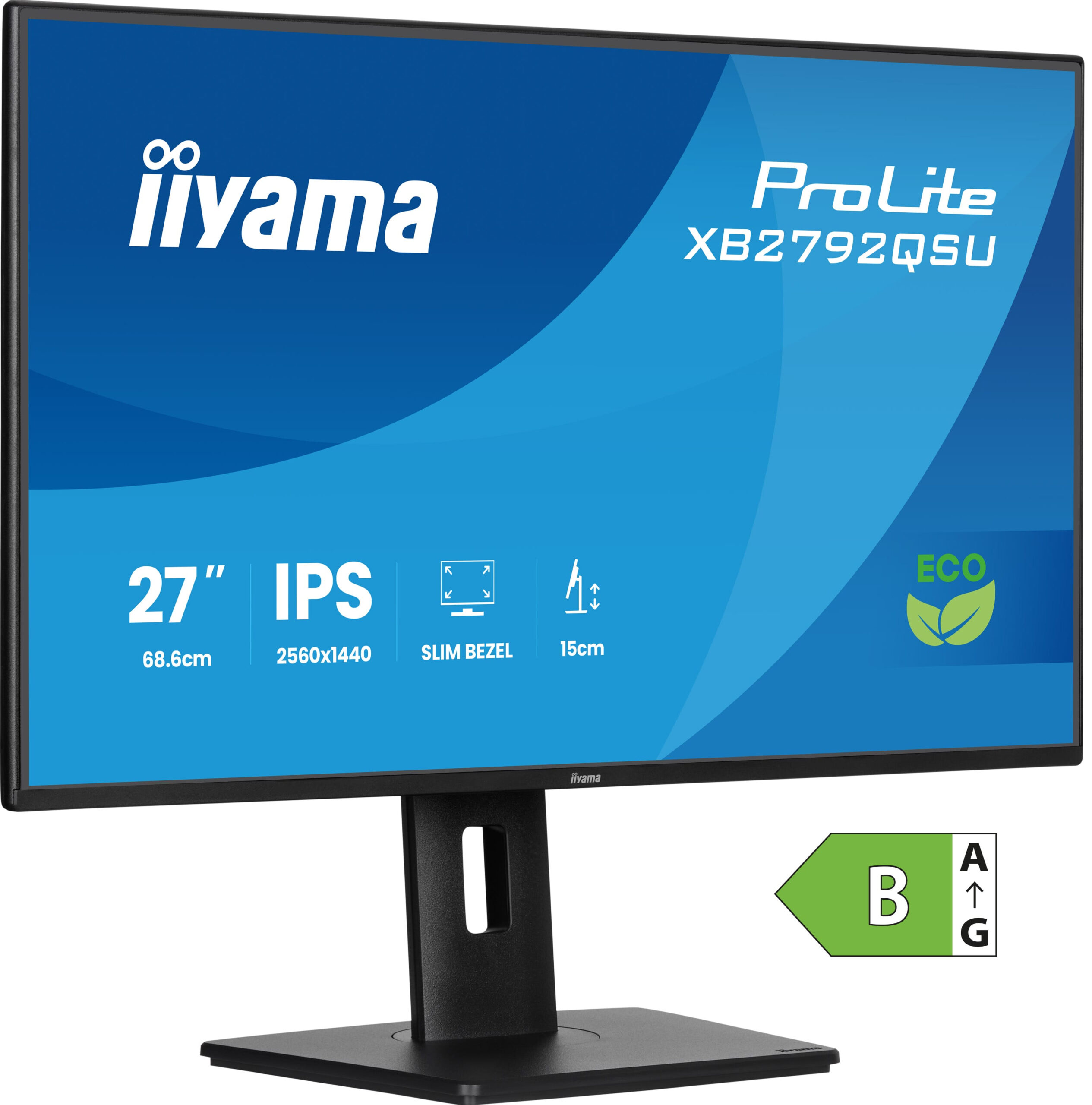 Iiyama ProLite LED monitor 27 1920x1080 Full HD (1080p) 120 Hz IPS 350 cd 1500, 3 ms, XB2792QSU-B1