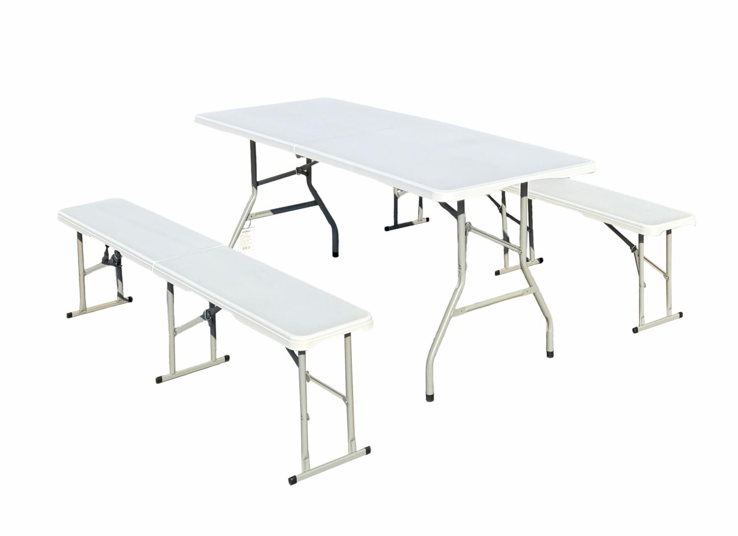 HEINNER SET MASA CU 2 BANCI PLASTIC PLIABILE, DMBP001