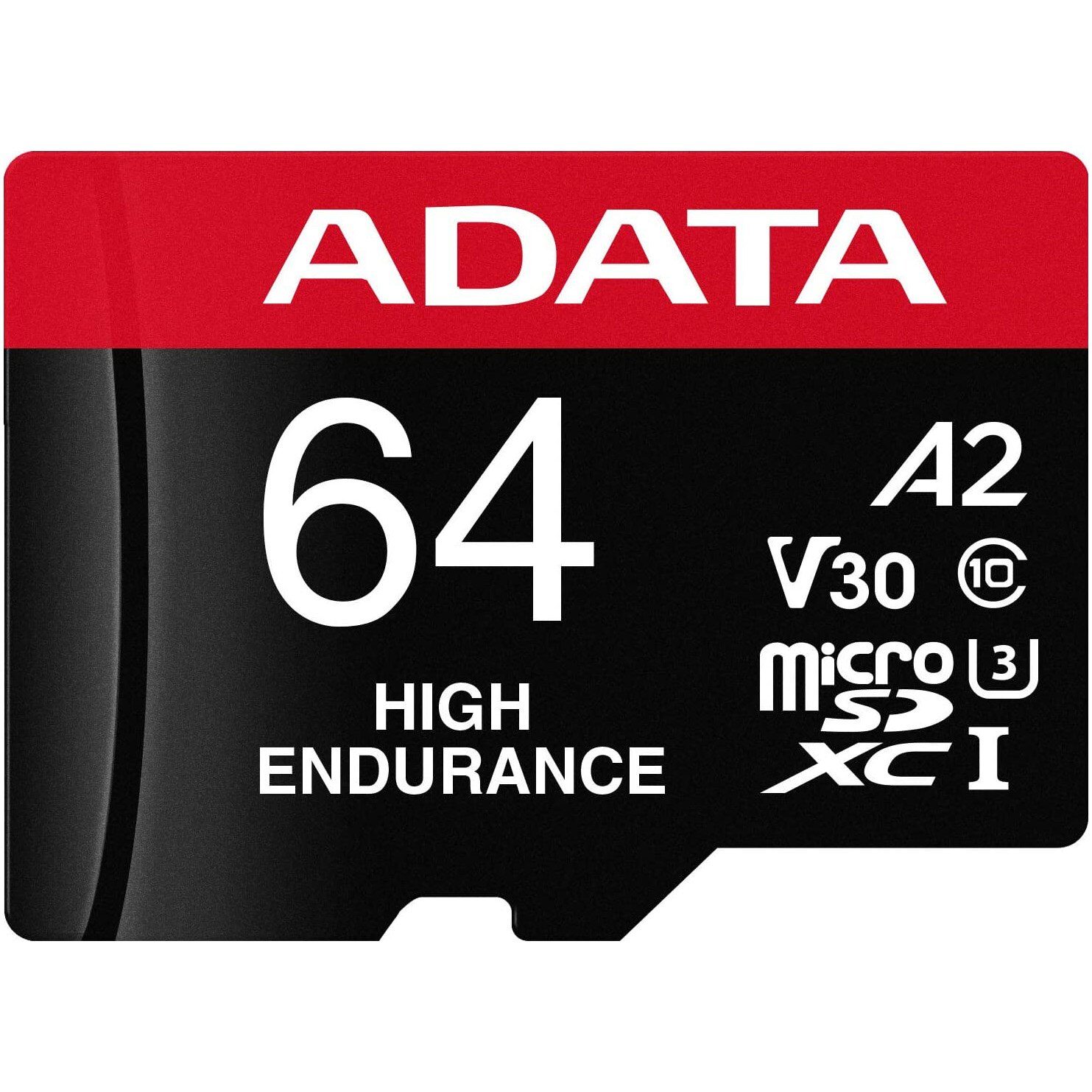 Adata CARD MicroSD, 64 GB, MicroSDXC, clasa 10, standard UHS-I U3, AUSDX64GUI3V30SHA2