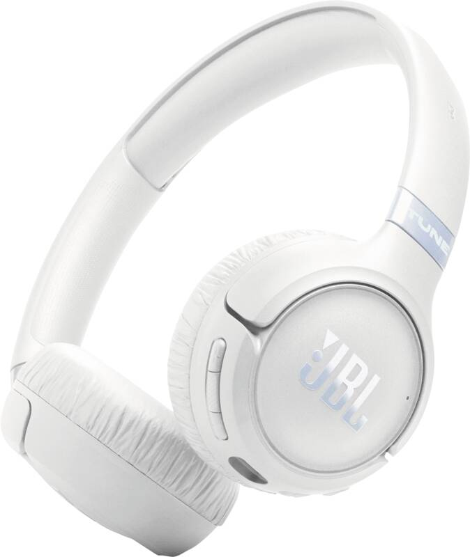 JBL Tune 680NC, Autonomie 76 ore, Bluetooth 6.0, Alb", JBLT680NCWHT