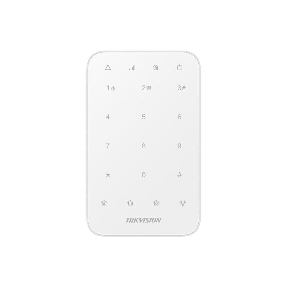 HIKVISION Tastatura wireless AX PRO, 868MHz two-way Tri-X wireless technology; distanta, DS-PK1-E-WE