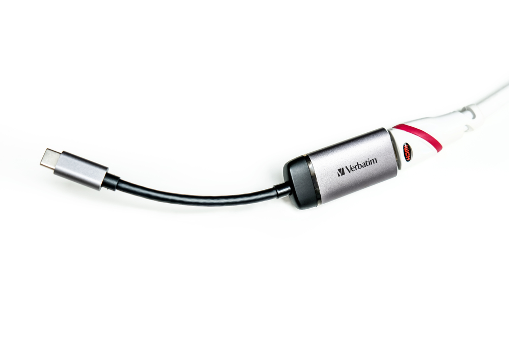 Verbatim CABLU VIDEO, 4K USB TYPE C LA HDMI, USB 3.1 GEN 1, CABLU HDMI 10CM, 49143