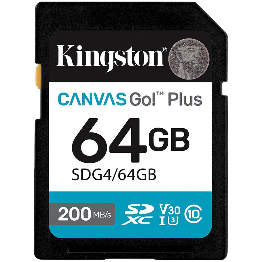 Kingston MICROSD KS 64GB CL10 UHS-I CANVAS GO PLS, SDG4/64GB