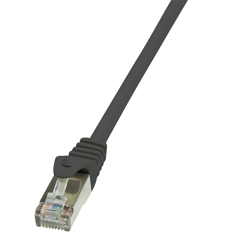 Logilink PATCH CORD FTP Cat6, cupru-aluminiu, 0.25 m, negru, AWG26, ecranat, CP2013S