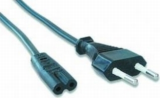Gembird CABLU alimentare casetofon, 1.8m, intrare Euro plug, iesire C7, bulk, black, PC-184/2
