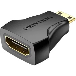 Vention Adaptor video, miniHDMI(T) la HDMI(M), rezolutie 4K la 60Hz, PVC, negru, AISB0