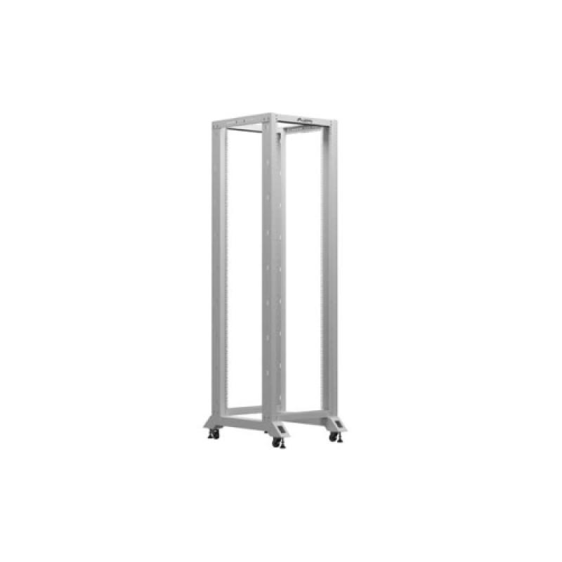 LANBERG OPEN RACK 19 42U 600X800 GREY, Self-assembly, RAL color RAL7035, maximum static, OR01-6842-S