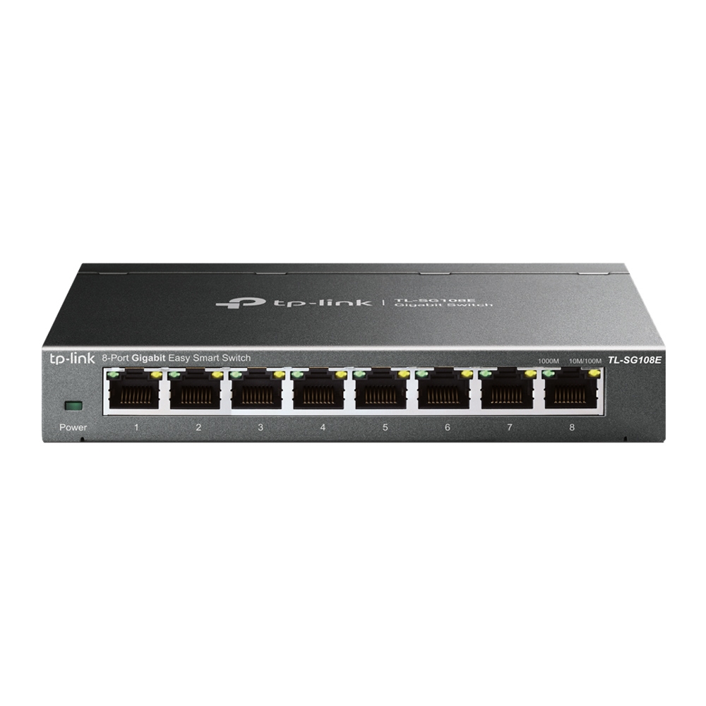 Tp-Link SWITCH 8 porturi Gigabit. carcasa metalica, TL-SG108E
