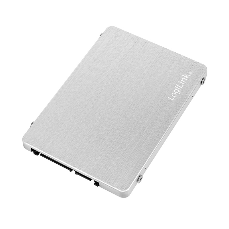 Logilink RACK extern, pt. SSD, M.2, M.2 S-ATA NGFF, interfata PC S-ATA3, aluminiu, argintiu, AD0021