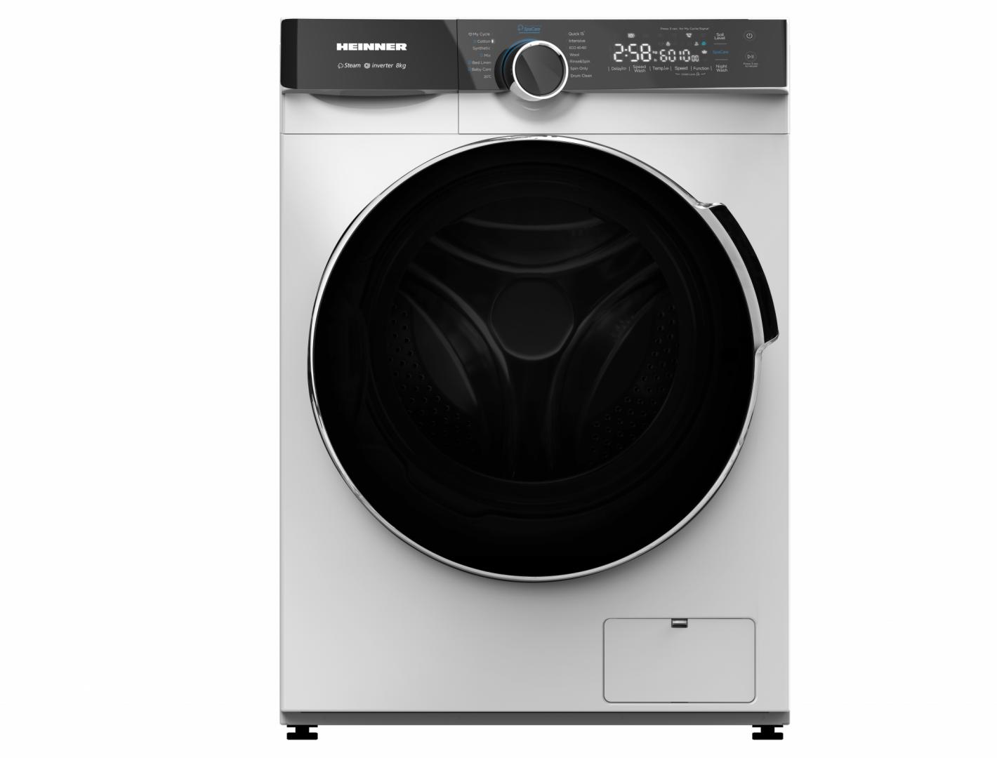 HEINNER Masina de spalat rufe, 8 kg, 1400 rpm, Clasa: A, Alb, HWM-M814IVKA+++