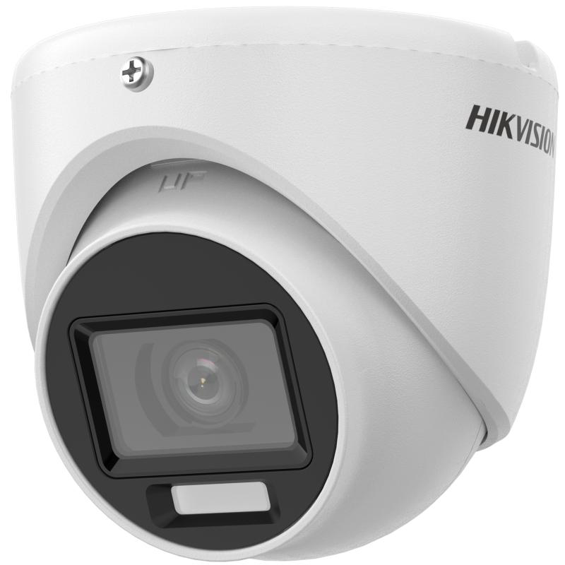 HIKVISION Camera de supraveghere Turret 4K, lentila fixa 2.8mm, iluminare, DS-2CE76U0T-LMF(2.8MM)