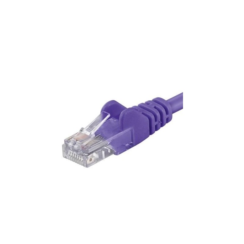 PremiumCord Patchcord UTP RJ45-RJ45 Cat.5e 5m, violet, UTP-5E-5-V