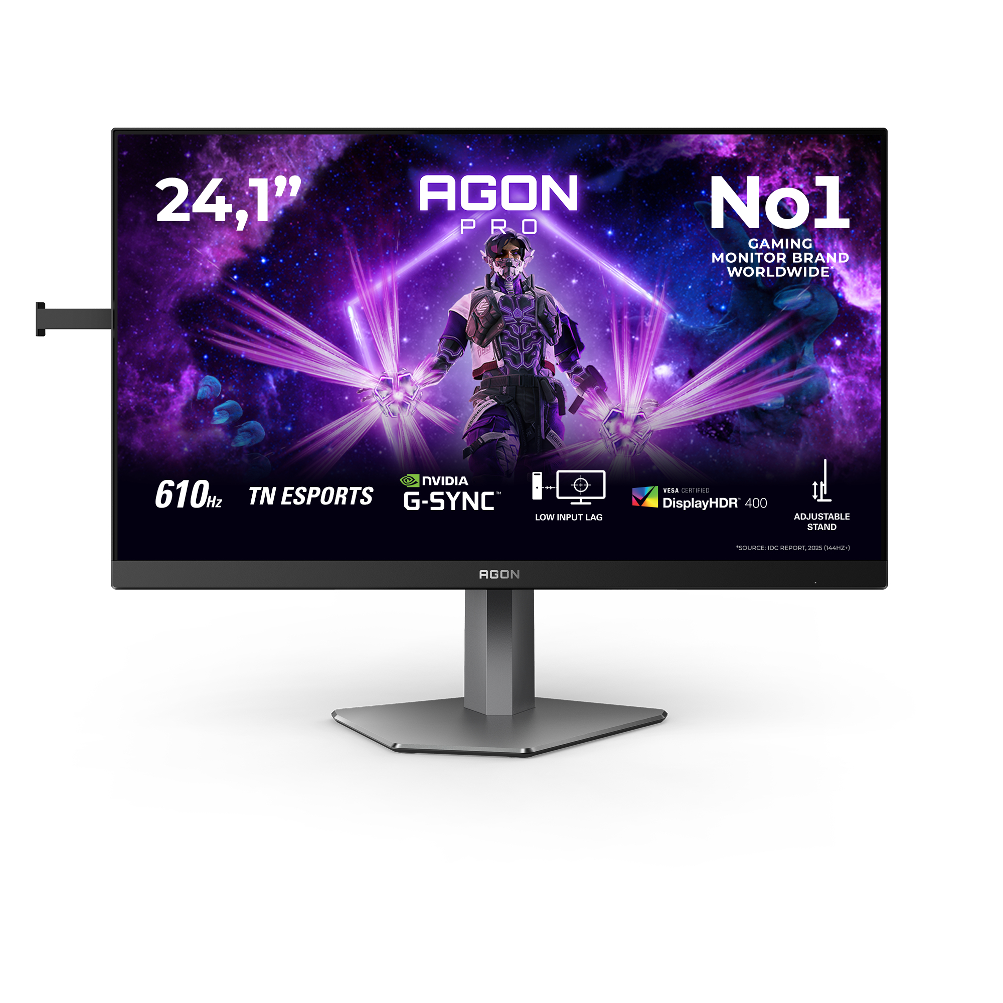 AOC Gaming AGON 24.1 inch FHD TN 0.5 ms 610 Hz HDR G-Sync Compatible, AG246FK6