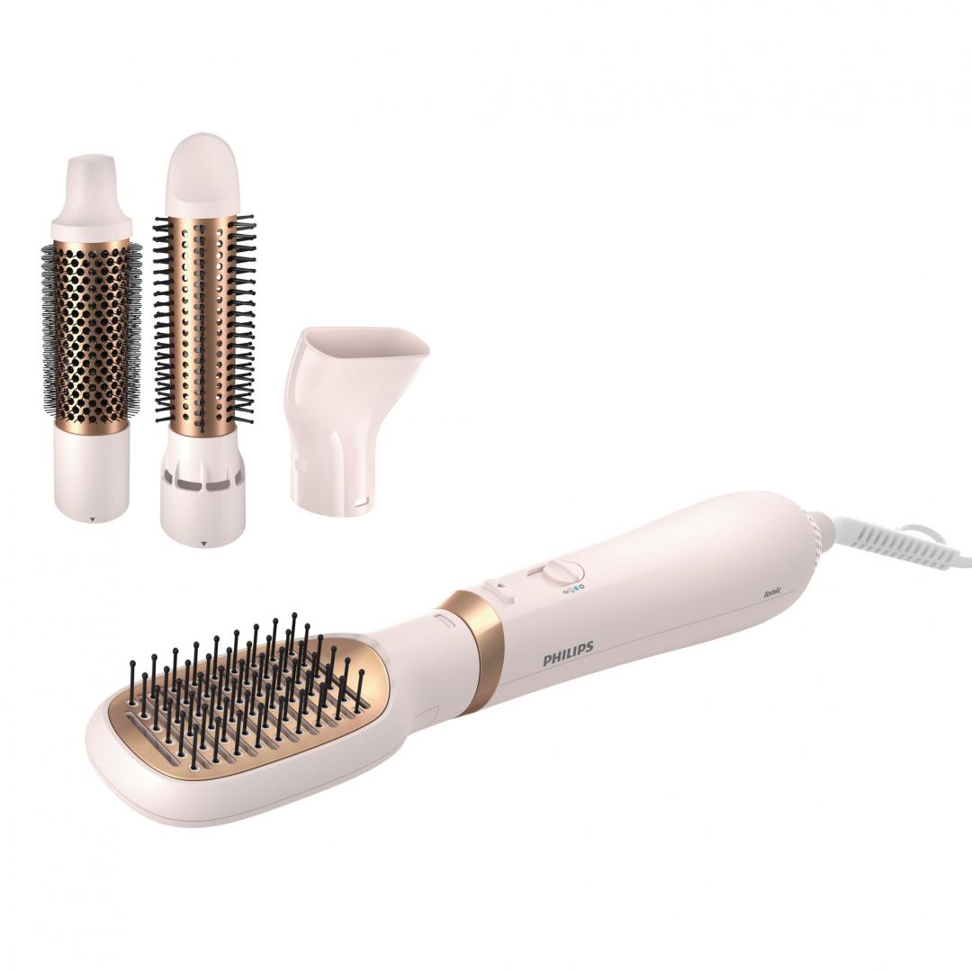 PHILIPS Perie cu aer cald Ionic, 800W, 2 viteze, 3 treapte de temperatura, Invelis, BHA310/00