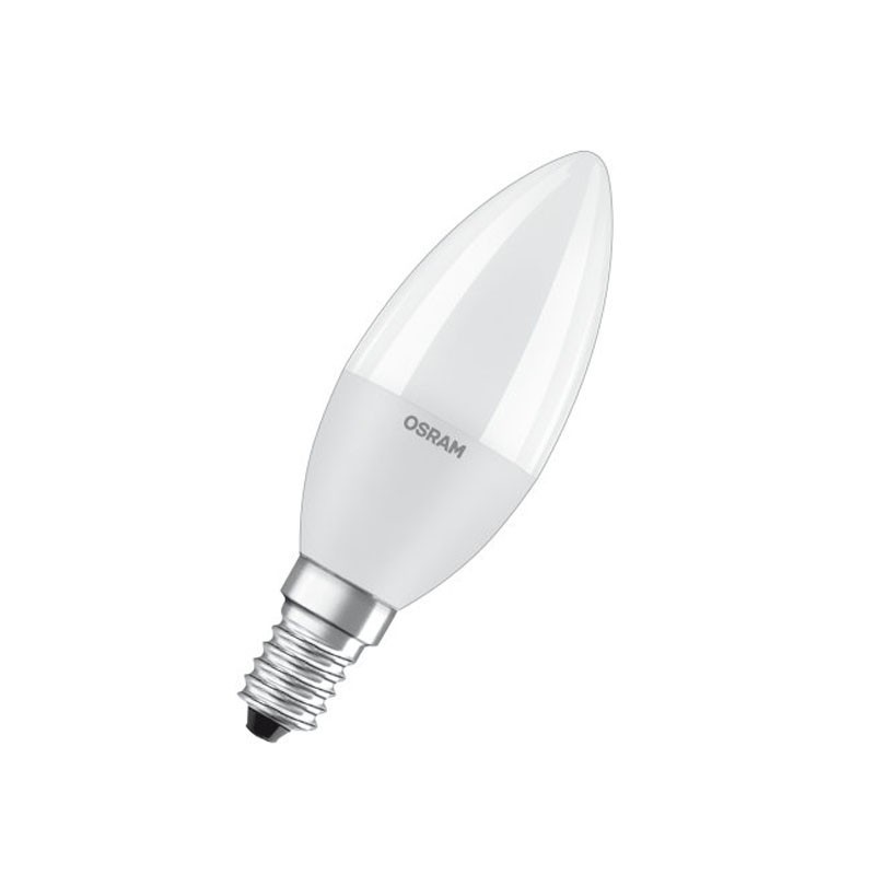 Osram BEC LED, soclu E14, putere 7W, forma lumanare, lumina alb naturala, 000004058075311886