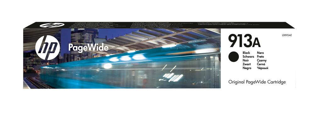 HP Cartus cerneala Original Black, nr.913A pentru PageWide 352|377, 3.5k, L0R95AE