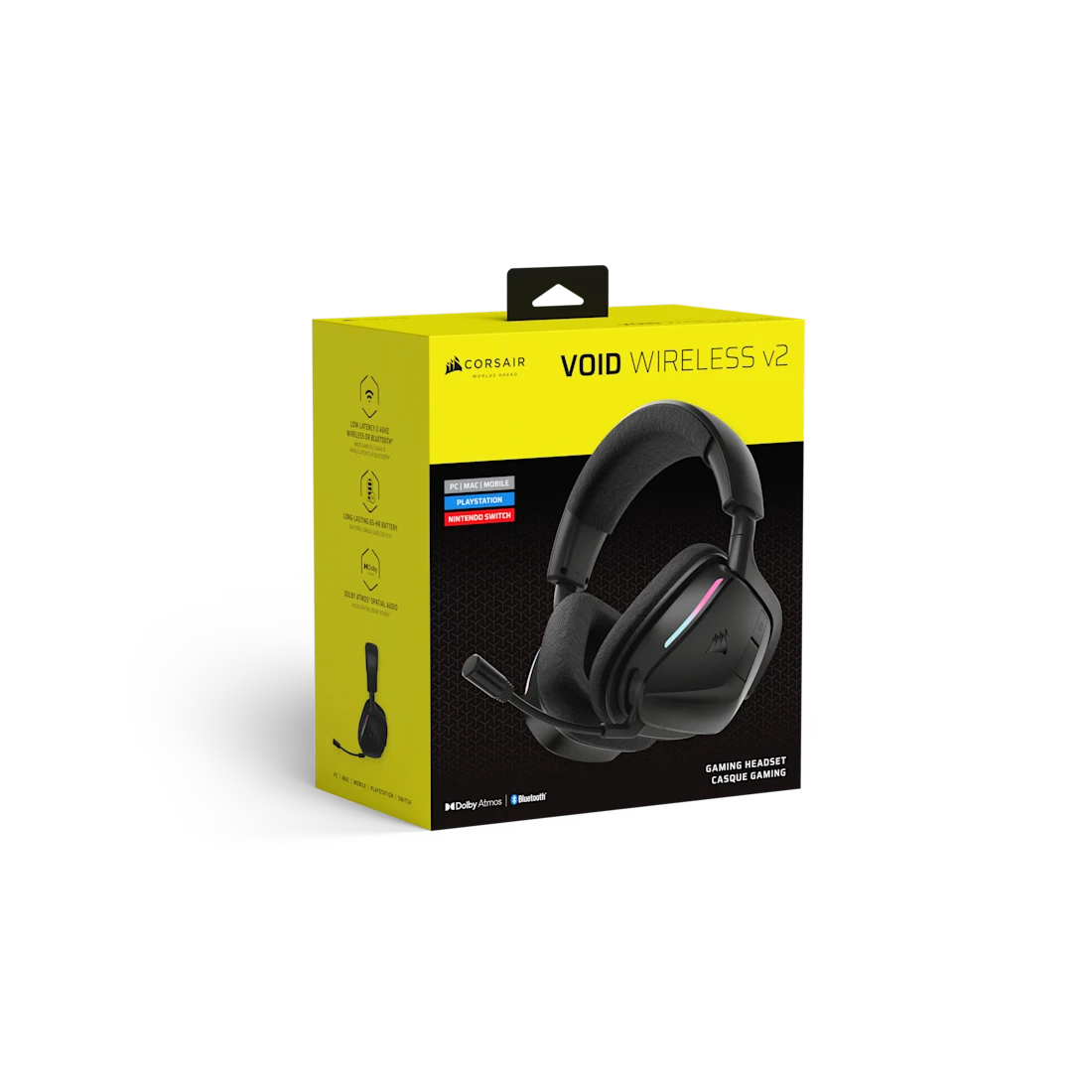 Corsair Casti Gaming CR VOID RGB ELITE Wireless, CA-9011379-WW - imagine 2