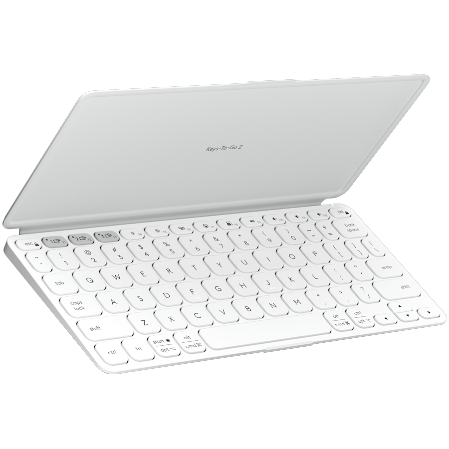 Logitech Keys-To-Go 2 - PALE GREY - US INTL - BT - INTNL-948 - UNIVERSAL, 920-012985
