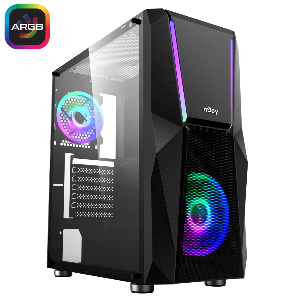 Njoy CARCASA Middle Tower, CSMD-E000UFO-BL01B