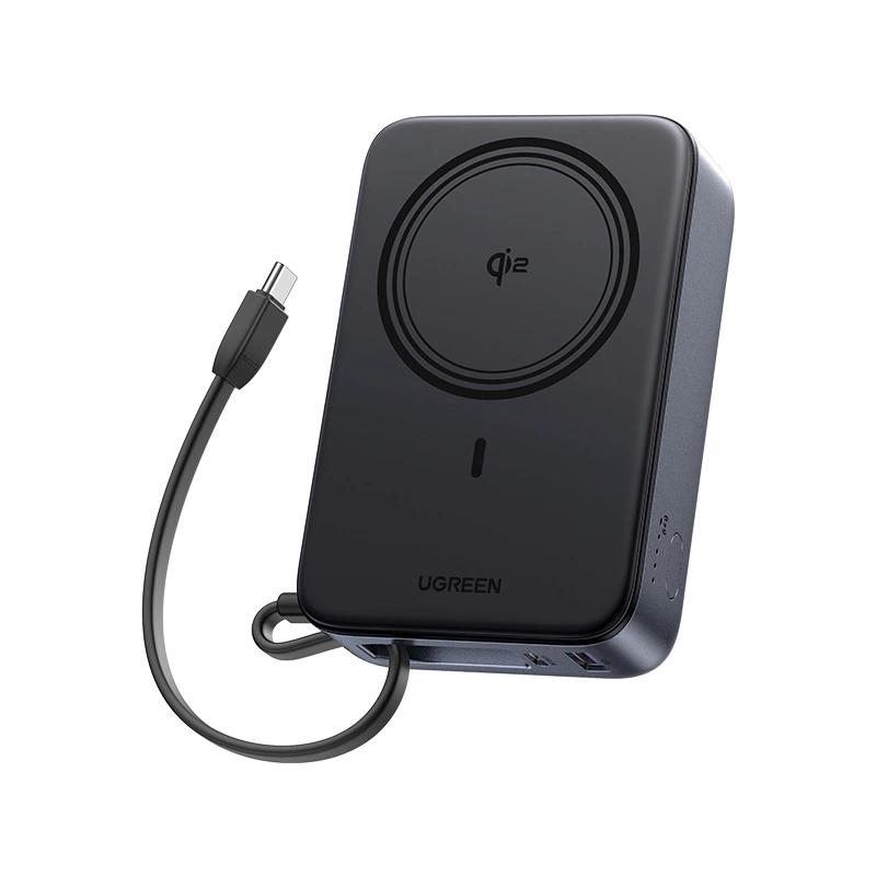 UGreen POWER BANK PB567, 20000mAh, 30W PD3.0, 1 x USB, 1 x USB Type-C, incarcare magnetica, 55450B