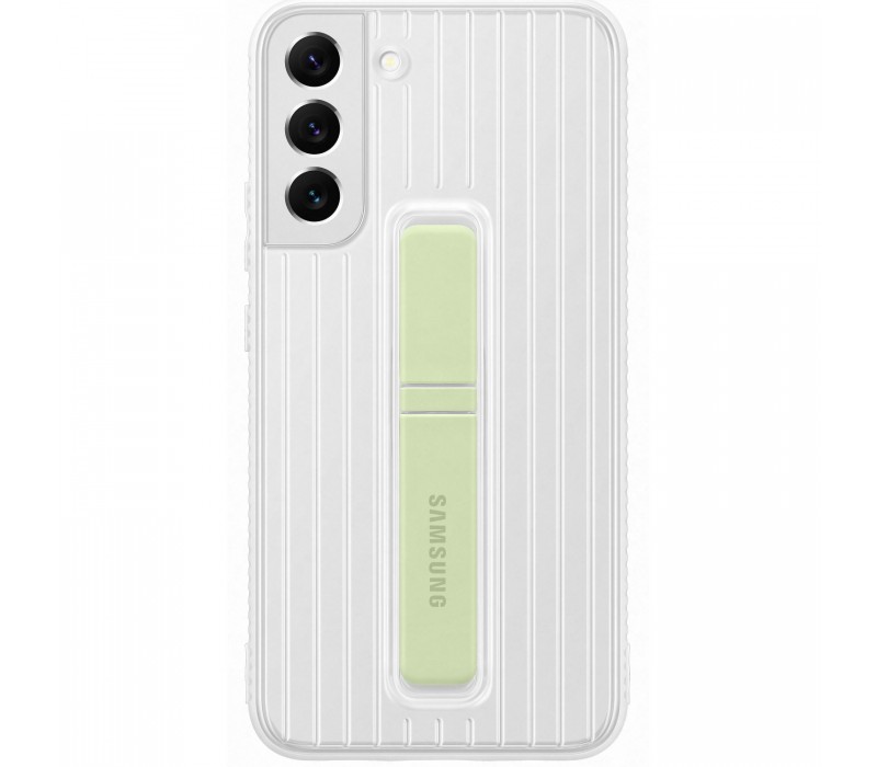 Samsung Galaxy S22 Plus; Protective Standing Cover; White, EF-RS906CWEGWW