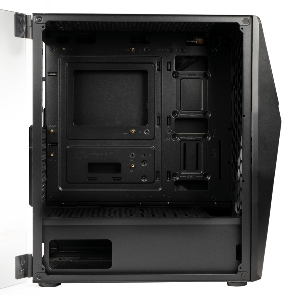 SPACER CARCASA - gaming, Middle Tower, ATX, THUNDER, fara sursa, usa sticla securizata, SPGC-THUNDER - imagine 6