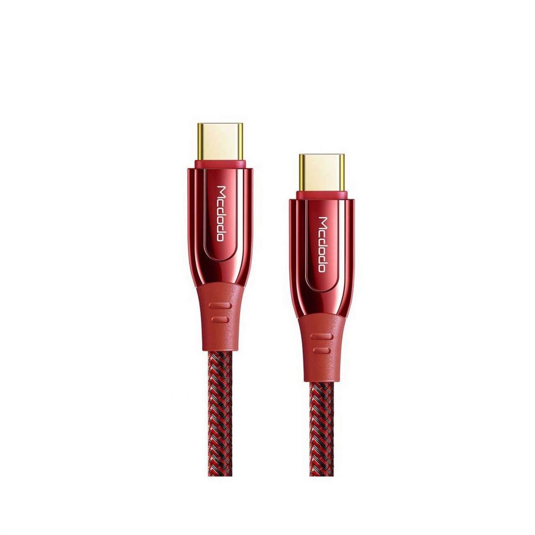 MCDODO Incarcator Cablu, 100W, 2 porturi, Rosu, CA-8121