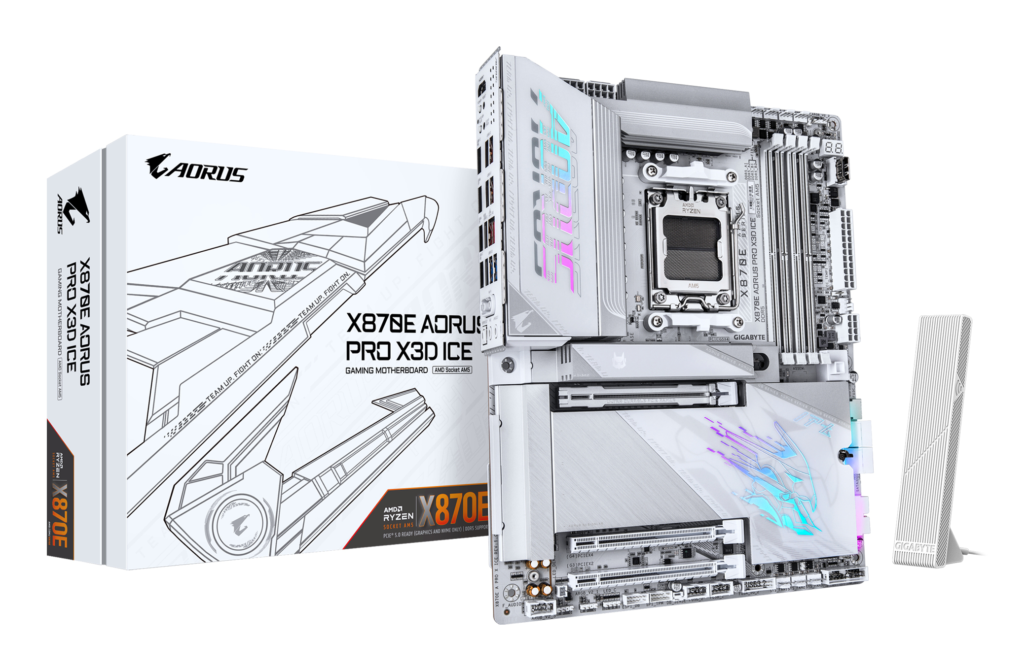 Gigabyte MB, X870E A PRO X ICE