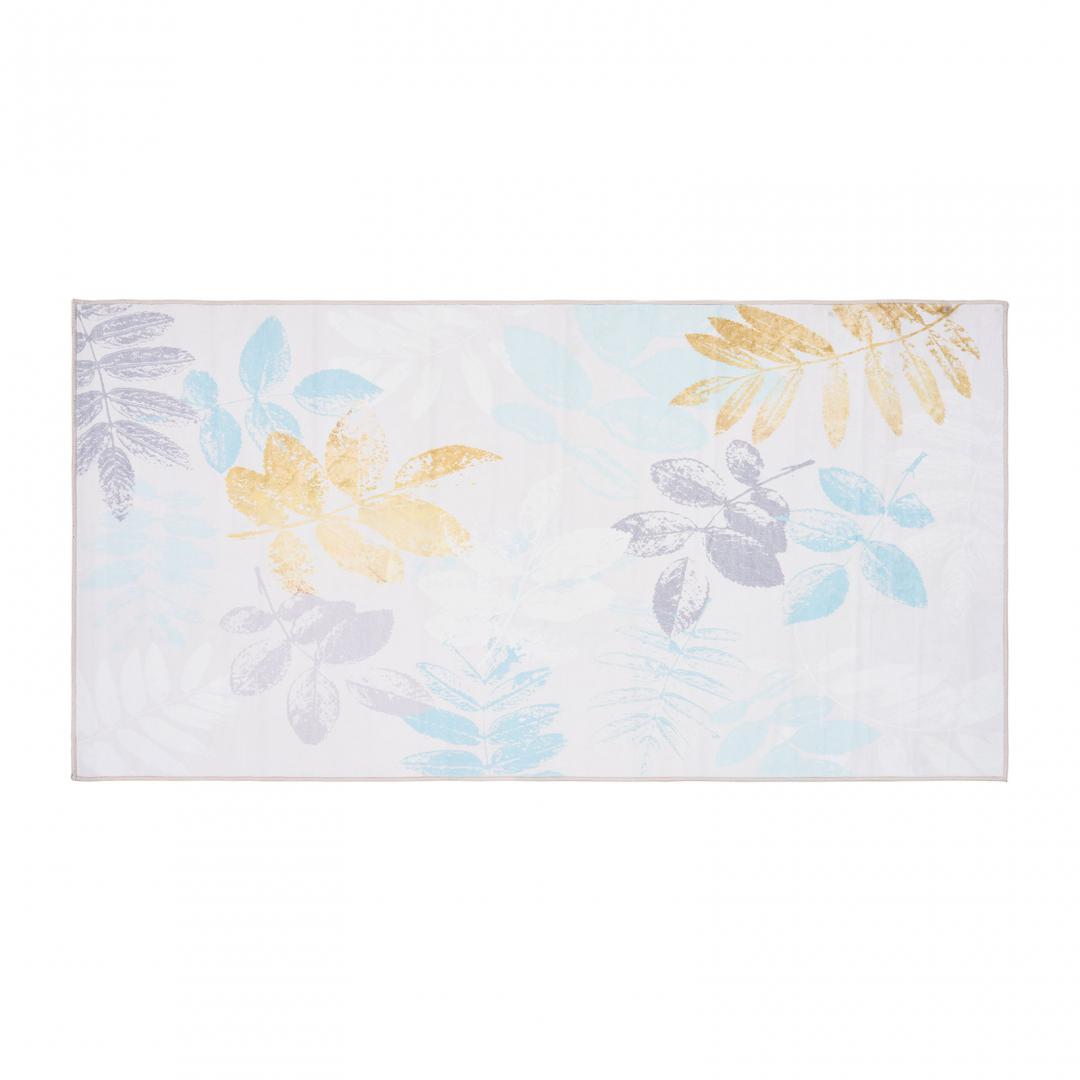 HEINNER Covor printat, LEAFS 70x140 cm, lavabil cu spate antialunecare, inaltime fir, HR-PRINT70-LFS