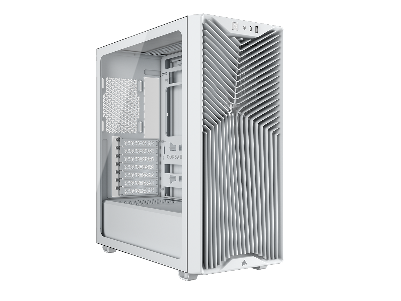 Corsair Carcasa 3200D RS, Mid-Tower, ATX, 3 ventilatoare incluse RS120, Alb, CC-9011335-WW