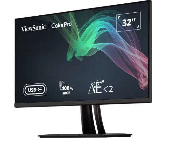 ViewSonic MONITOR LCD 32" IPS 4K/BLACK, VP3256-4K - imagine 3
