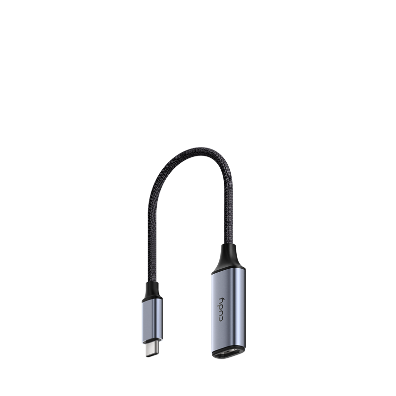 CUDY USB-C To 4K@60Hz HDMI adapter, Host: USB-C, 1 x HDMI 4K@60Hz, Aluminum alloy compatible, UH401