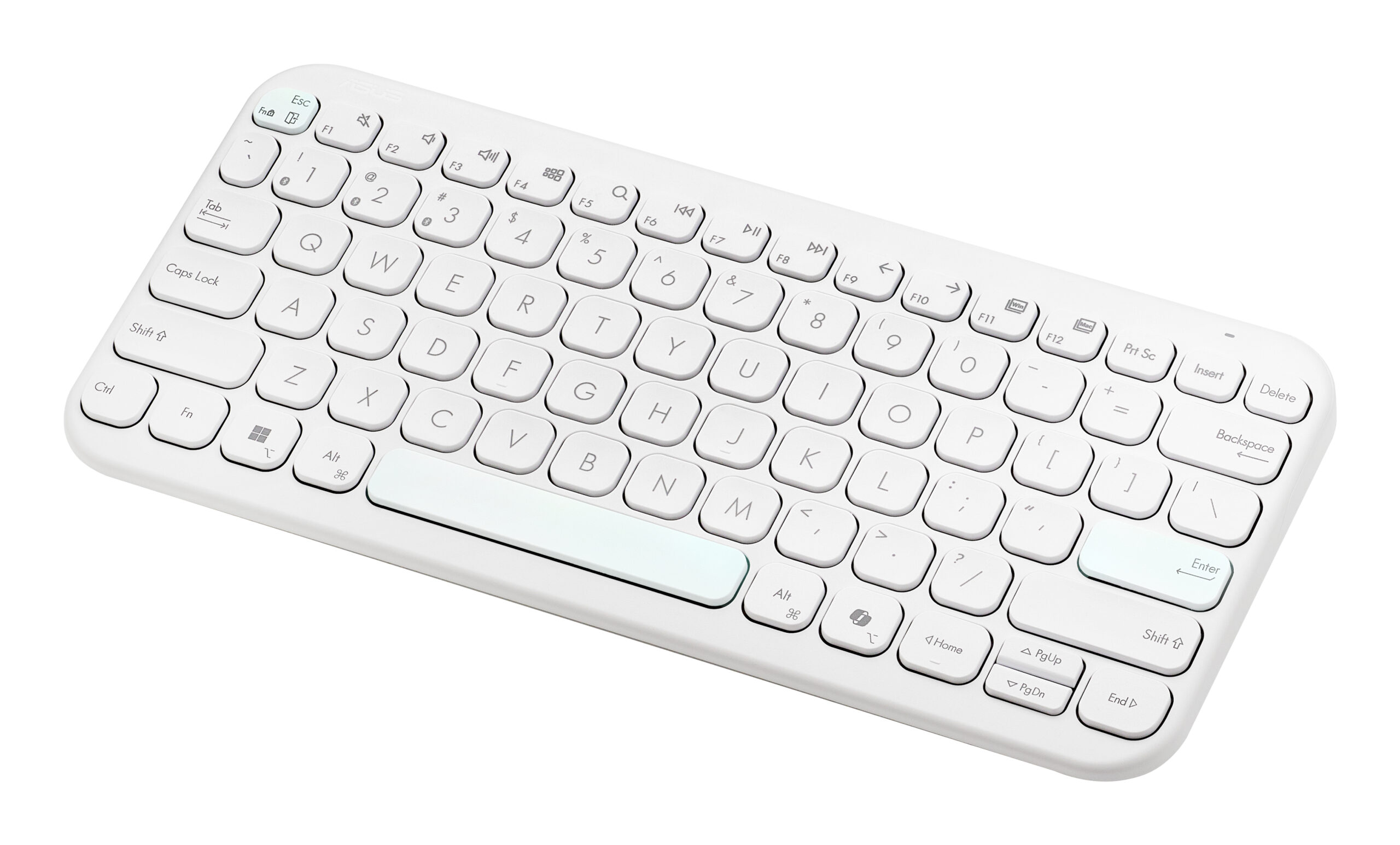 Asus KW100 KEYBOARD WHITE, 90XB0880-BKB4F0 - imagine 3