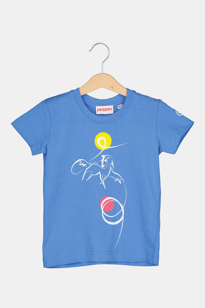 PEGAS TSHIRT CASUAL C CAL AZURE-10, PS2122-01-2-14C-10