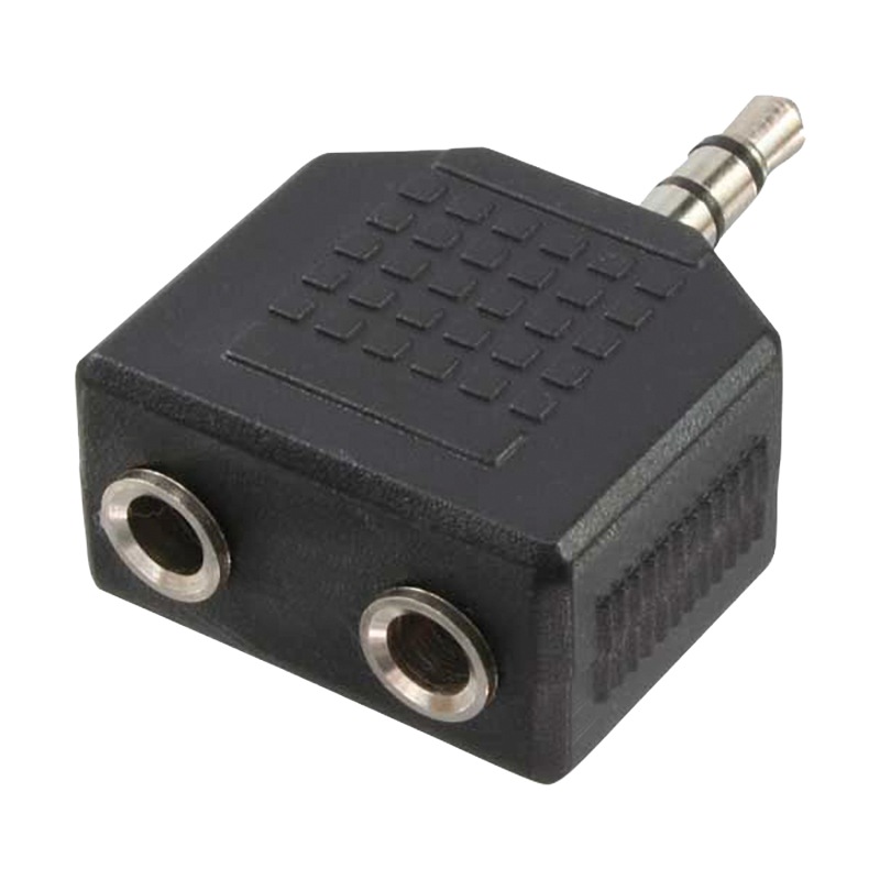 Logilink ADAPTOR audio stereo (1 x 3.5mm 3-pin jack T la 2 x 3.5mm 3-pin M), CA1002