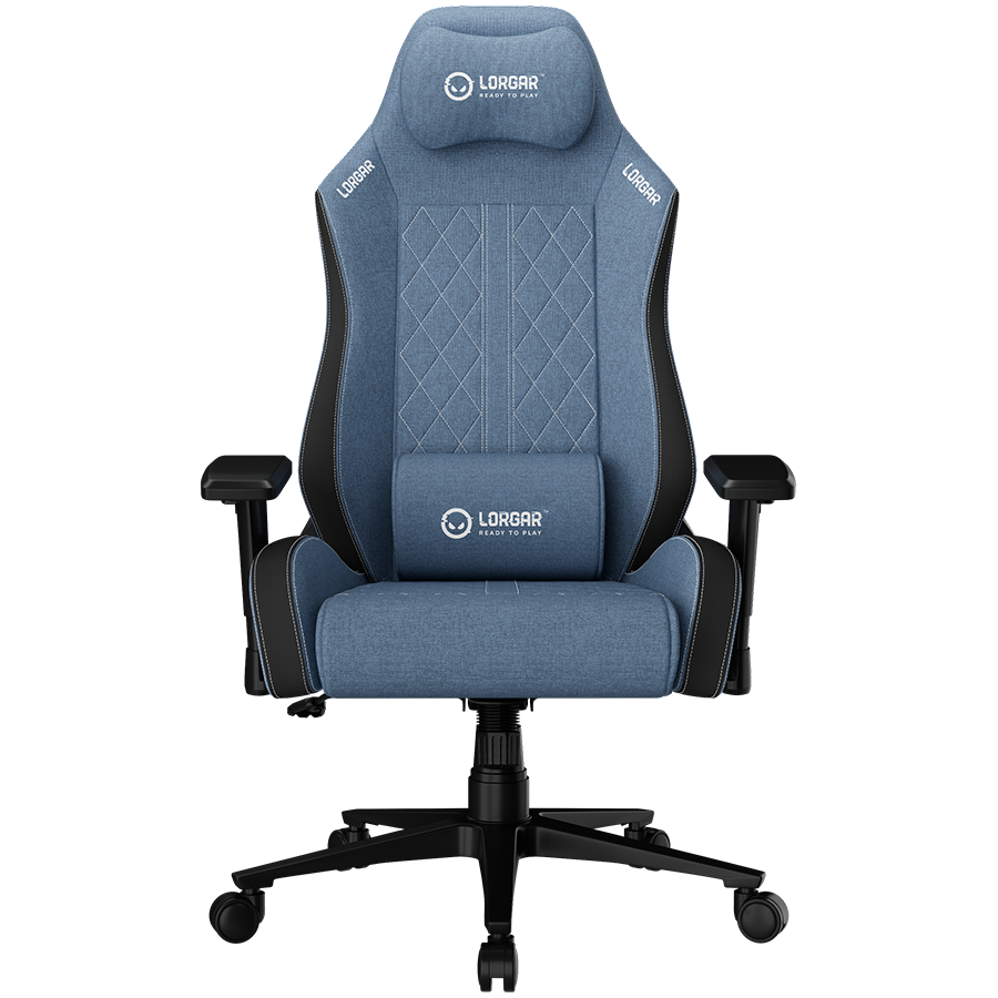 LORGAR CHA41, Ergonomic Gaming Chair Advanced, premium anti-stain fabric, Blue, LRG-CHA41-BL