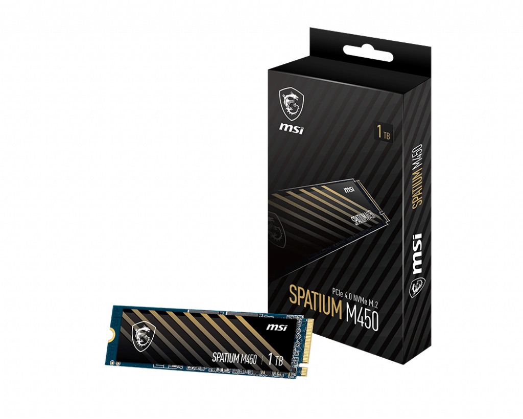 MSI SSD, SPATIUM M450 PCIe 4.0 NVMe M.2 1TB V1