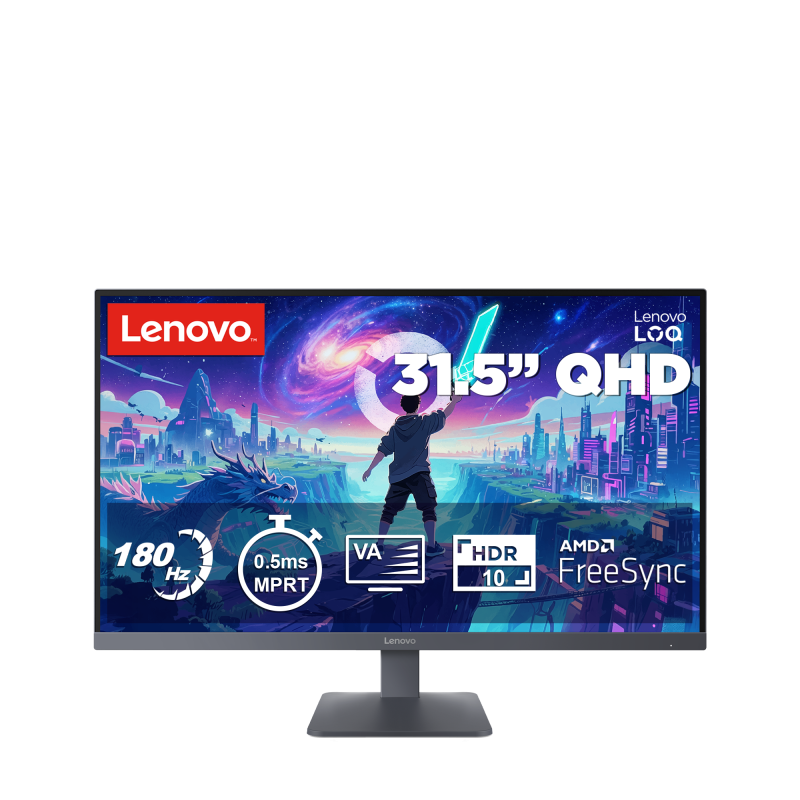 Lenovo LOQ 32Q-10 31.5" Flat QHD IPS 180 Hz, 68F7GAC1EU