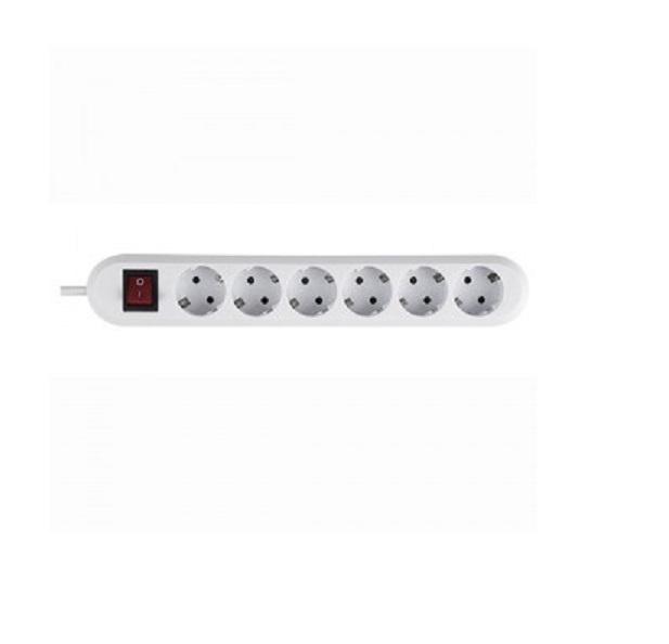BACHMANN Prelungitor SMART 6xCEE7/3 PC, cu intrerupator, lungime cablu 1.5m, H05VV-F, BM-381.250KR
