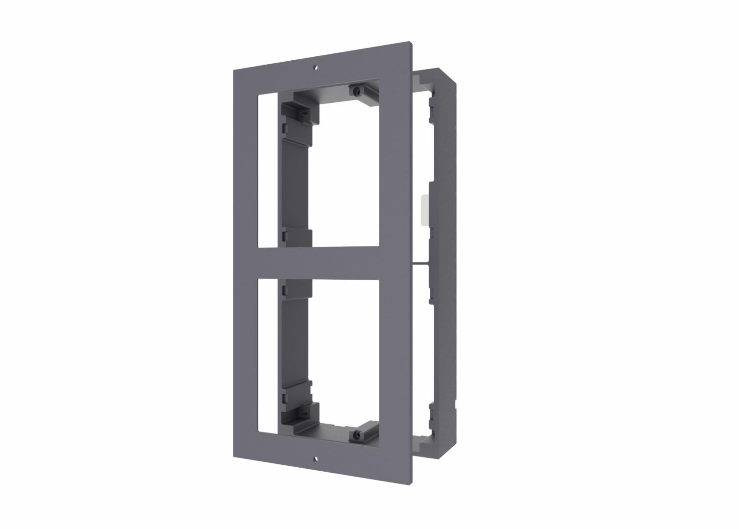 Hikvision PANOU frontal pt 2 module de videointerfon modular, montare aplicata, aluminiu, DS-KD-ACW2