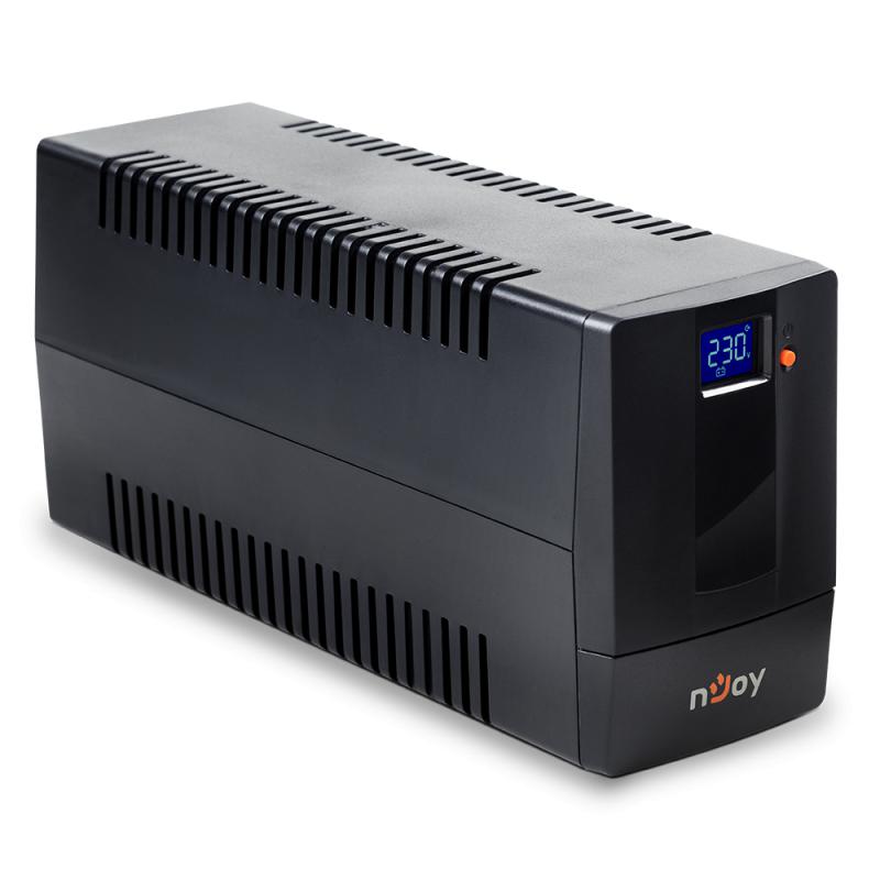 Njoy UPS HORUS, Line int., mini Tower, AVR, Schuko x 2, display LCD, back-up 1, PWUP-LI080H1-AZ01B - imagine 5