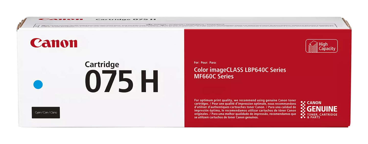 Canon Toner Original Cyan, CRG-075HC, pentruLBP646|LBP647|MF664|MF667, 2.5K, 6368C002AA