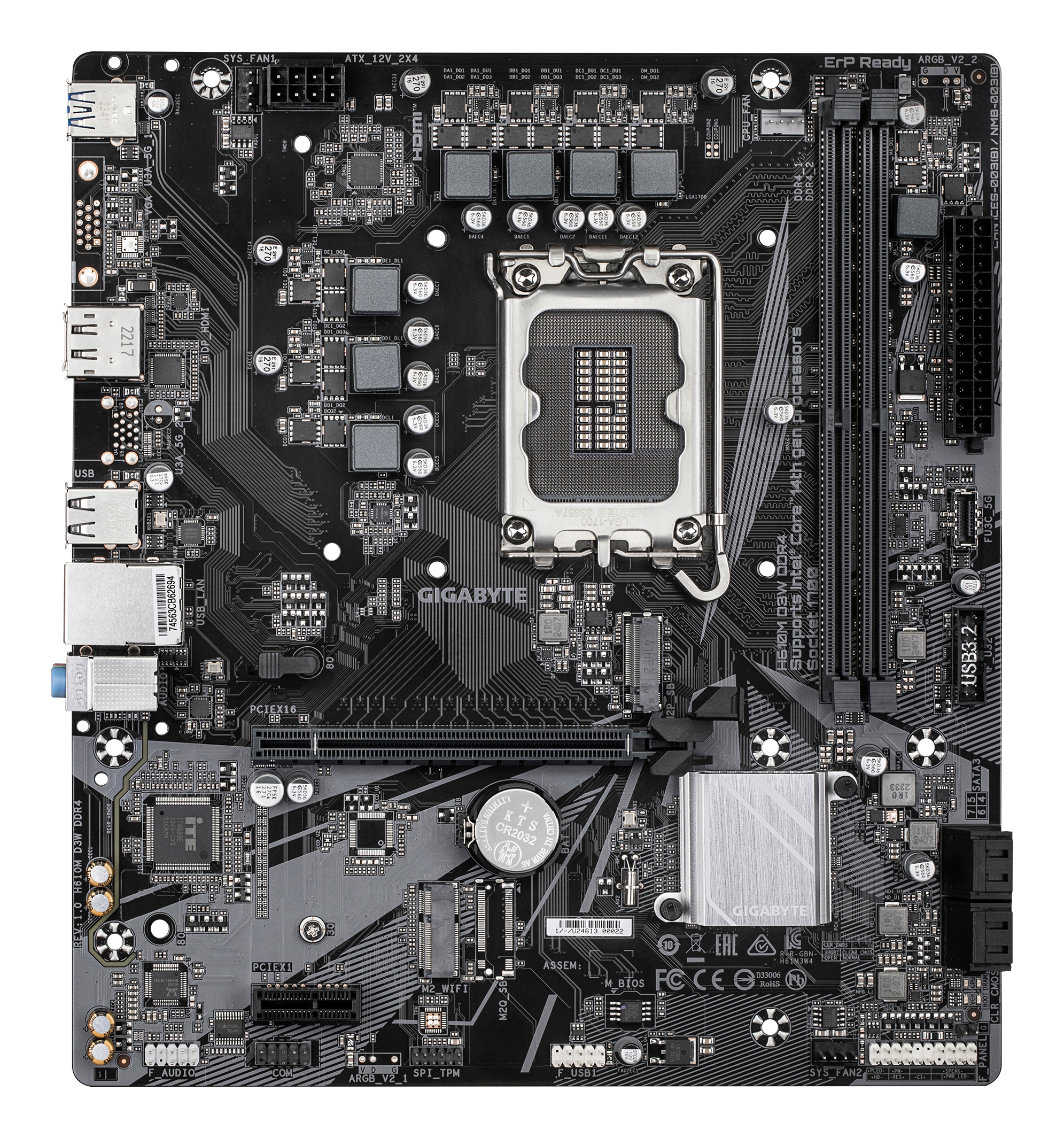 Gigabyte MB H610M D3W LGA1700 DDR4, H610M D3W DDR4 - imagine 2