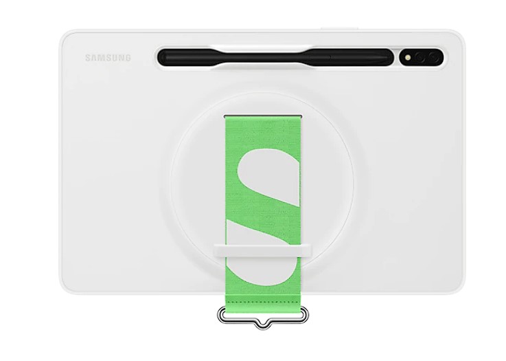 Samsung Galaxy Tab S8 / S7; Strap Cover; White, EF-GX700CWEGWW