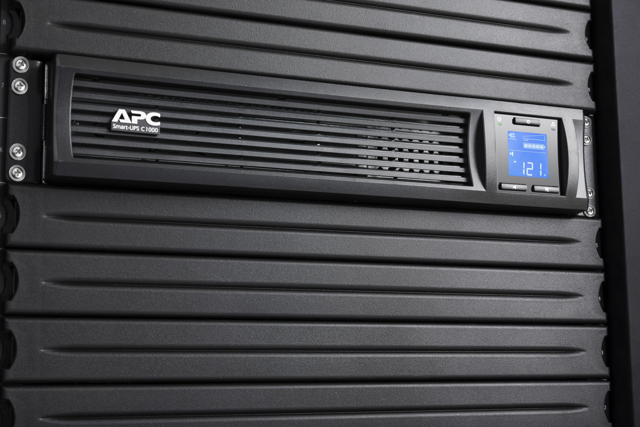 APC UPS,Smart-UPS C,Line Int. sin pura mgmt,rack,1000VA /, SMC1000I-2UC - imagine 3