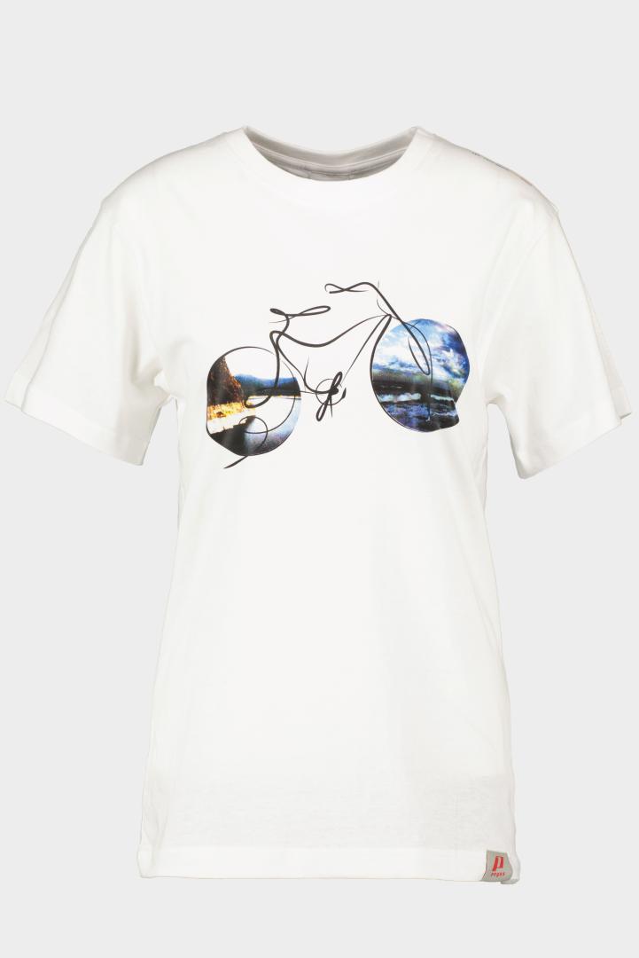 PEGAS TRICOU BICICLETA PEISAJE DAMA XS, TPG23FOTO-WHT_XS