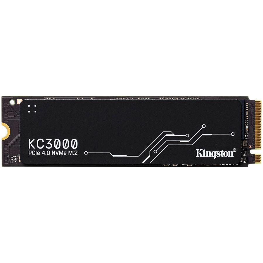 Kingston SSD, KC3000, 1TB, M.2, PCIe Gen4.0 x4, 3D TLC Nand, R/W: 7000/6000 MB/s, SKC3000S/1024G