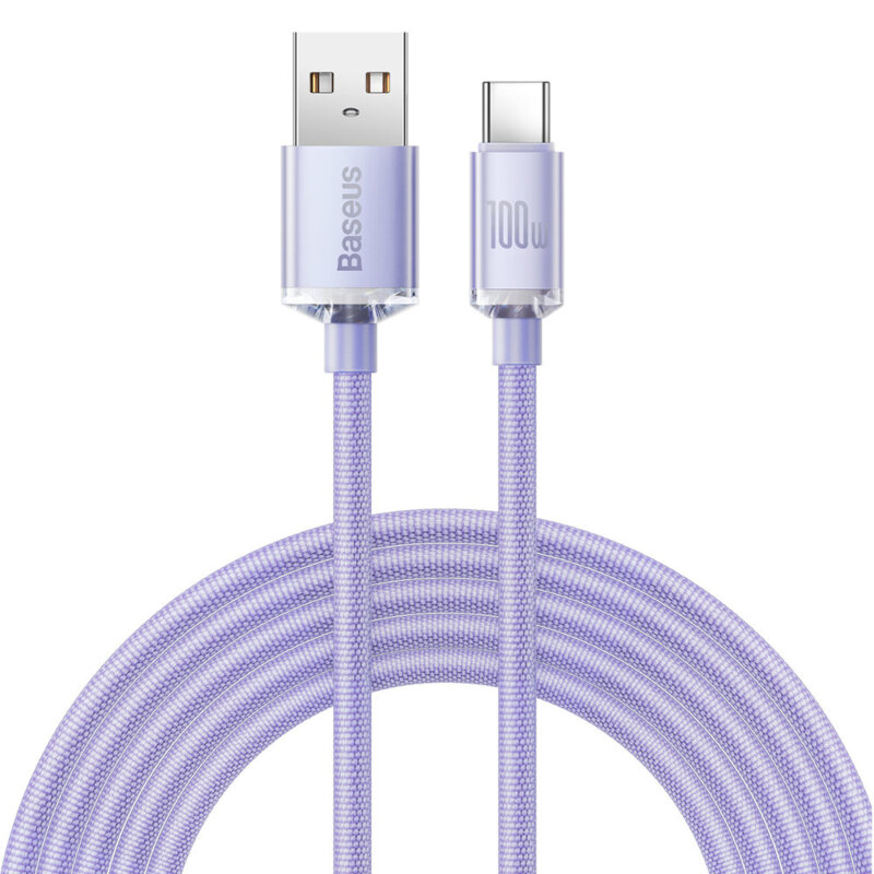 Baseus CABLU alimentare si date Crystal Shine, Fast Charging Data Cable pt. smartphone, CAJY000405