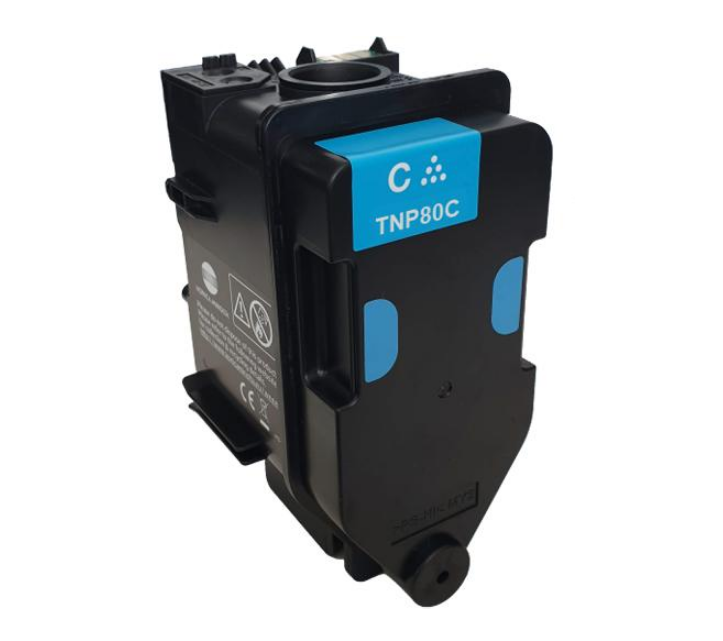 KONICA-MINOLTA Toner Original Cyan, TNP80C pentru Bizhuc C3300i|C3320i, 9K, AAJW452